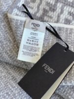 Ivory wool and cashmere scarf - 图片 31
