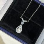 Joséphine Aigrette pendant White gold, pearl - 图片 8