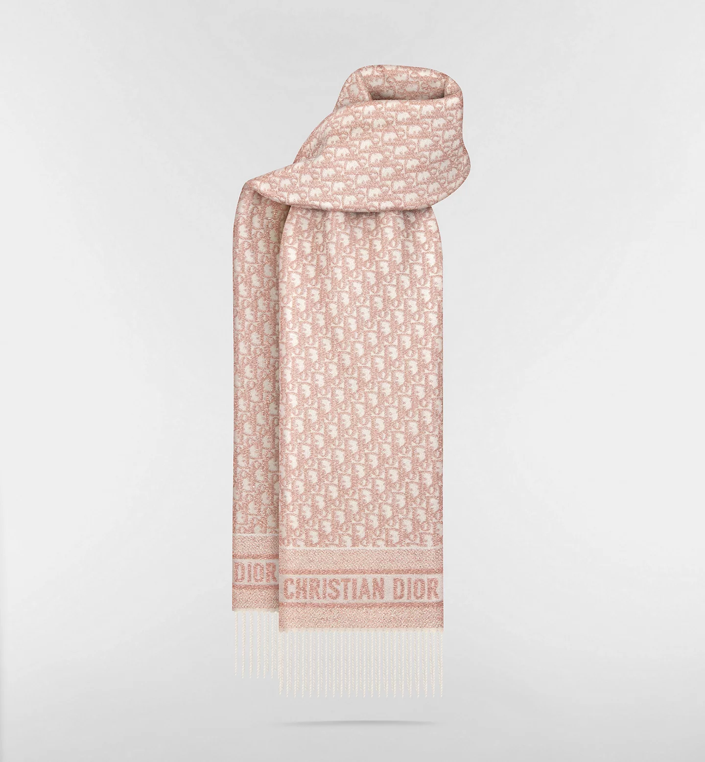 Dior Oblique Scarf Rose