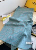 Ivory wool and cashmere scarf - 图片 20