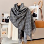 GG cashmere lamé scarf - 图片 6