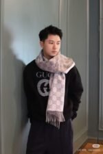 GG cashmere lamé scarf - 图片 7
