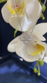 Diamond Loop Full Motif Diamond Pendant - 图片 3