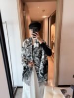 Toile de Jouy Sauvage Scarf black - 图片 10