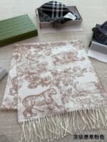 Toile de Jouy Sauvage Scarf pink - 图片 8