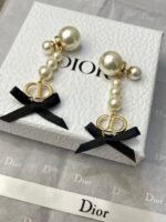 Pearl and bow earrings - 图片 10