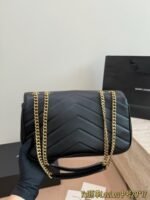 LOULOU in MATELASSÉ lambskin black - 图片 5