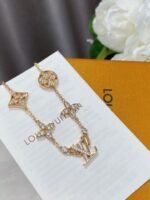 Idylle Blossom Multi-Motif Bracelet, Pink Gold and Diamonds - 图片 8