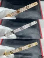 LOVE bracelet, medium model, paved - 图片 10