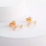 Tiffany T Smile Mini Earrings in White Gold - 图片 5