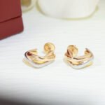 Trinity earrings, cushion-shaped - 图片 12