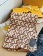 Ivory wool and cashmere scarf - 图片 41