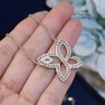 Infinite Lily Cluster Diamond Pendant - 图片 3