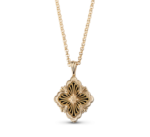 OPERA TULLE PENDANT IN YELLOW GOLD WITH ONYX