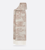 Toile de Jouy Sauvage Scarf pink