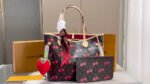 LV x Takashi Murakami cherry Neverfull