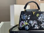 LV Capucines handbag black