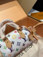  LV White Tricolor Pillow Bag - 图片 8
